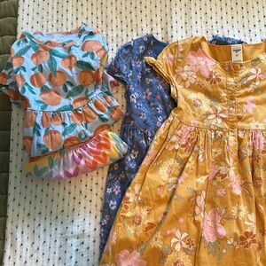 4 summer dresses size 5t